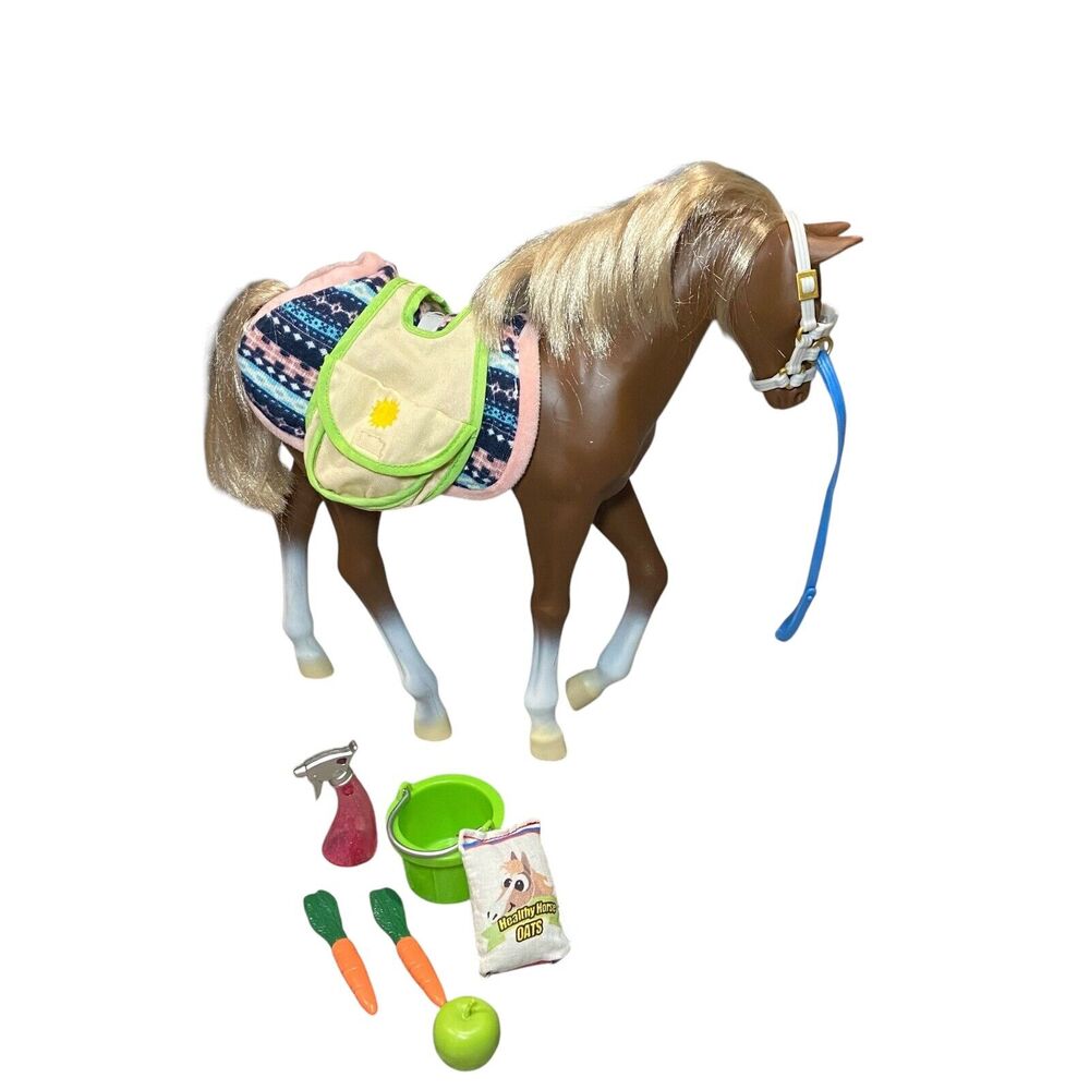 Our‎ Generation Battat Quarter Horse Brown w/ Blonde Mane Plastic 10”x12”